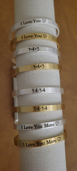 Load image into Gallery viewer, I Love You Bracelets
