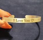 Load image into Gallery viewer, I Love You Bracelets
