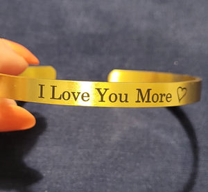 I Love You More Bracelets