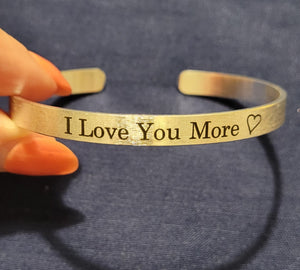I Love You More Bracelets